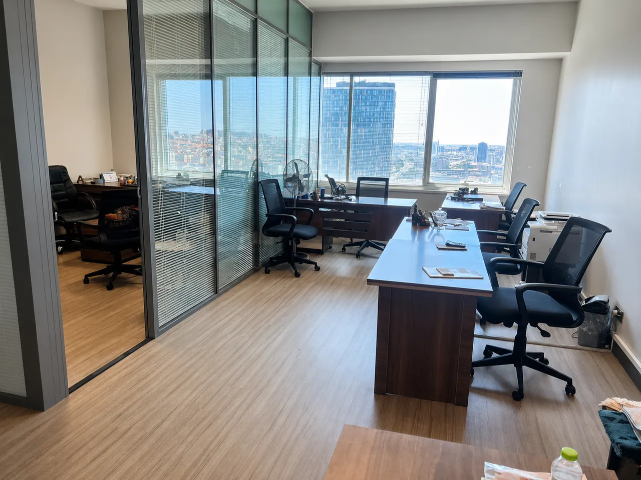iLand İstanbul office with a panoramic view over the city