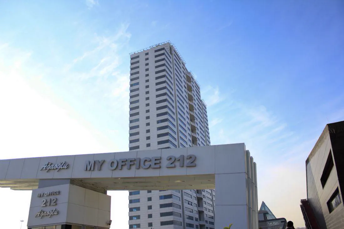 Entrance gate of the MY OFFICE 212 complex in İstanbul